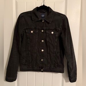 GAP Black Denim Jacket (washed black - color)